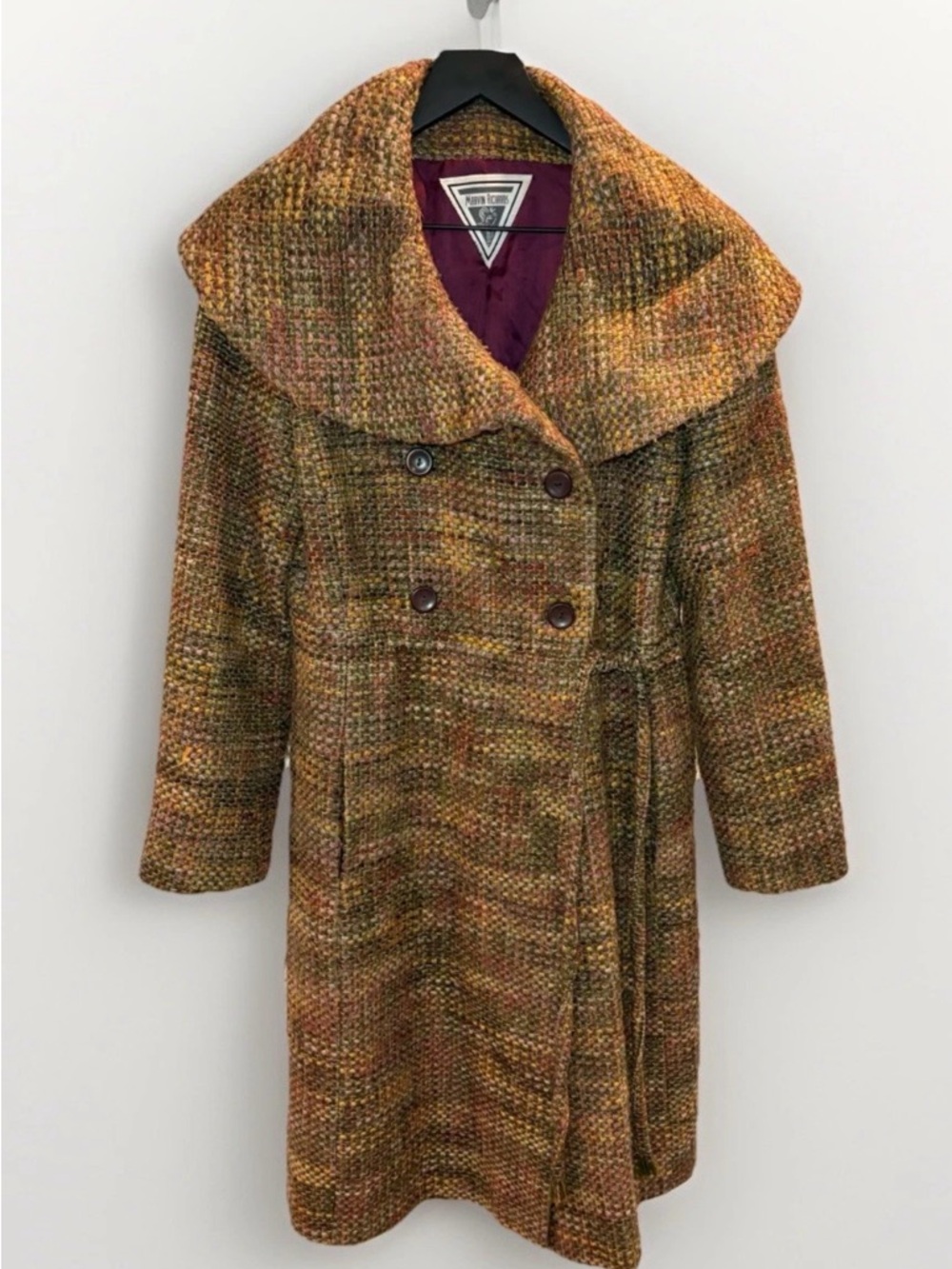 Marvin Richards Mustard Multi Knit Long Cardigan